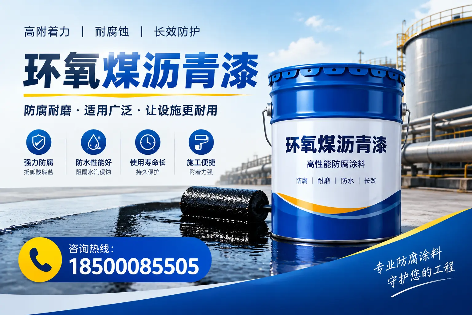 环氧煤沥青漆与其他涂料的对比分析,助力涵江企业决策